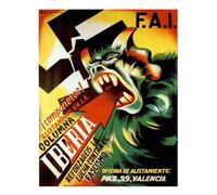 Poster vintage propaganda wall art - dichiarazione politica audace