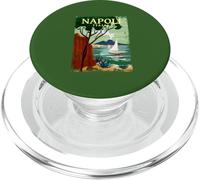 Poster vintage retrò Napoli Italia Mar Mediterraneo PopSockets PopGrip per MagSafe
