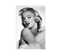 Poster vintage su tela con foto dell'età d'oro Hollywood Schauspielerin, decorazione per camera da letto, ufficio, camera da letto, regalo, 50 x 75 cm