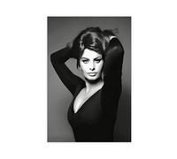 Poster vintage su tela di Sophia Loren (40), decorazione per camera da letto, sport, ufficio, camera da letto, regalo, senza cornice, 30 x 45 cm