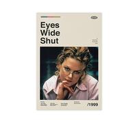 Poster vintage su tela, motivo: Eyes Wide Shut, decorazione per camera da letto, per ufficio, camera da letto, regalo, senza cornice, 30 x 45 cm