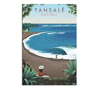 Poster vintage Tan Salé Réunion Island Travel Poster su tela da parete Home Room Decor Art Poster pittura immagine stampa regalo poster