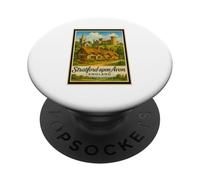 Poster vintage vintage Stratford Upon Avon Inghilterra grafica artistica PopSockets PopGrip Adesivo