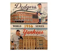 Poster vintage World Series 1956 Wall Art - Dodgers vs Yankees