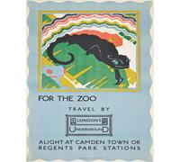 Poster Wall Art per animali sotterranei dello zoo di Londra -...