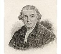 Posterazzi David Garrick dal 1717 al 1779, attore inglese Playwright, direttore e produttore del dizionario storico di Crabbs, pubblicato nel 1825 (14 x 15)