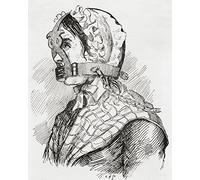 Posterazzi Donna che indossa un ramo o una museruola del Derbyshire nel XVII secolo. Dalla rivista Strand Pubblicato 1894. Stampa poster, (26 x 34)