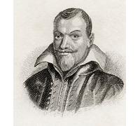 Posterazzi Johannes Meursius 1579-1639. Studioso e antiquariato classico olandese. dal dizionario storico dei granchi del libro pubblicato nel 1825. Stampa poster (26 x 30)