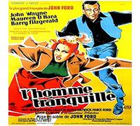 Posterazzi Poster di Quiet Man (Aka L'Homme Tranquille) from Left: Maureen O'Hara John Wayne in francese 1952.