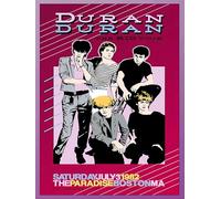Postercinema Duran Duran The Rio Tour 1982 at The Paradise Boston - poster cm. 30 x 40