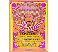 Postercinema Jimi Hendrix Live Show New York 1968 - poster cm. 30 x 40