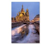 Postereck - 2694 - San Pietroburgo, Chiesa del Sangue Versato, Chiesa invernale, Russia - Decorazione da Parete, Stampa Fotografica, Ideen Regalo, Quadri - Poster - 3:2-61,0 cm x 40,5 cm