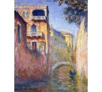 POSTERIIk Dipinti Famosi Arte della tela Poster con artistiche El río de la salute de Claude Monet per la Decorazione Della Parete 60x90cm