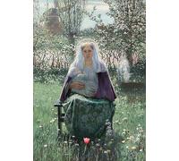 POSTERIIk Dipinti Famosi Arte della tela Poster con artistiche la Madre de Dios de George Hitchcock per L'arredamento del Soggiorno 60x90cm