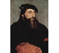 POSTERIIk Dipinti Famosi Arte della tela Poster con artistiche Retrato de Antonio el Bueno de Lorena Hans Holbein per Decorazioni per la Casa 60x90cm
