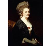 POSTERIIk Dipinti Famosi Arte della tela Poster con artistiche Retrato de una dama que se dice señora de George Romney per L'arredamento del Soggiorno 60x90cm
