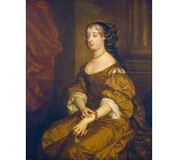 POSTERIIk Dipinti Famosi Arte Dipinto Pittura Astratta Barbara Villiers Duquesa de Peter Lely per Decorazioni per la Casa 60x90cm
