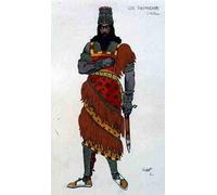 POSTERIIk Dipinti Famosi Arte Dipinto Pittura Astratta de pintura en lienzo para el general Hasphenor de Leon Bakst per L'arredamento del Soggiorno 60x90cm