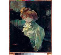 POSTERIIk Dipinti Famosi Arte Dipinto Pittura Astratta El retrato modista de Madame Louise Blouet de Henri De Toulouse Lautrec per Decorazioni per la Casa 60x90cm