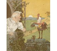 POSTERIIk Dipinti Famosi Arte Dipinto Pittura Astratta la casa queconstruyó 'canción infantil acumulativa por artista famoso per L'arredamento del Soggiorno 60x90cm