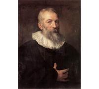POSTERIIk Dipinti Famosi Arte Dipinto Pittura Astratta Retrato del Artista Marten Pepijn Sir Antony Van Dyck per la Decorazione Della Parete 60x90cm