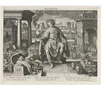 POSTERIIk Dipinti Famosi Arte Dipinto Pittura Astratta Speculum Romanae Magnificentiae de Antonio Lafreri per la Decorazione Della Parete 60x90cm