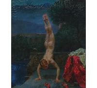 POSTERIIk Dipinti Famosi Arte Dipinto Pittura Astratta Susanna en su baño de Kristian Zahrtmann per L'arredamento del Soggiorno 60x90cm