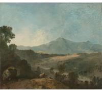 POSTERIIk Dipinti Famosi Murale Tela Vintage Quadri Cader Idris con el río Mawddach por un artista famoso per Decorazioni per la Casa 60x90cm