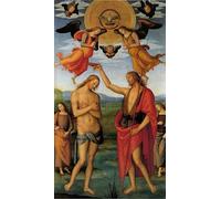 POSTERIIk Dipinti Famosi Murale Tela Vintage Quadri Pala Di Sant'agostino de Pietro Perugino per Decorazioni per la Casa 60x90cm