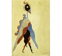 POSTERIIk Dipinti Famosi Murale Tela Vintage Quadri Proyecto de Vestuario de Georges Valmier per Decorazioni per la Casa 60x90cm
