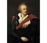 POSTERIIk Dipinti Famosi Murale Tela Vintage Quadri Retrato de Vittorio Alfieri François Fabre per la Decorazione Della Parete 60x90cm