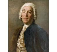POSTERIIk Dipinti Famosi Murale Tela Vintage Quadri Retrato del arquitecto de Pietro Antonio Rotari per la Decorazione Della Parete 60x90cm
