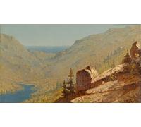 POSTERIIk Dipinti Famosi Murale Tela Vintage Quadri un boceto en Mount Desert Maine por un artista famoso per la Decorazione Della Parete 60x90cm