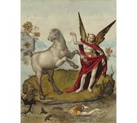 POSTERIIk Dipinti Famosi Pittura Immagine Tela Dipinti d'arte graffiti Alegoría Probablemente de Piero Di Cosimo per la Decorazione Della Parete 60x90cm