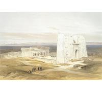 POSTERIIk Dipinti Famosi Pittura Immagine Tela Dipinti d'arte graffiti el Templo de Edfu por David Roberts per L'arredamento del Soggiorno 60x90cm