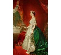 POSTERIIk Dipinti Famosi Pittura Immagine Tela Dipinti d'arte graffiti Emperatriz Eugenia de Francia Esposa de Napoleón Bonaparte III por Xaver Winterhalter per Decorazioni per la Casa 60x90cm