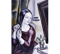 POSTERIIk Dipinti Famosi Pittura Immagine Tela Dipinti d'arte graffiti Mujer ante un espejo de Maria Blanchard per L'arredamento del Soggiorno 60x90cm