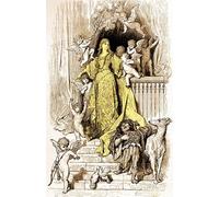 POSTERIIk Dipinti Famosi Pittura Immagine Tela Dipinti d'arte graffiti Orlando Furioso de Gustave Doré per Decorazioni per la Casa 60x90cm