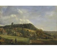 POSTERIIk Dipinti Famosi Pittura Immagine Tela Dipinti d'arte graffiti Paisaje en el norte de Alemania por Adolf Vollmer per la Decorazione Della Parete 60x90cm