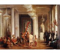 POSTERIIk Dipinti Famosi stampa tela poster Ritratto Dipinti d'arte Danza de Karl Girardet per la Decorazione Della Parete 60x90cm
