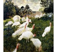 POSTERIIk Dipinti Famosi stampa tela poster Ritratto Dipinti d'arte los pavos Claude Monet per L'arredamento del Soggiorno 60x90cm