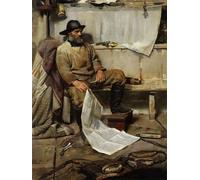 POSTERIIk Dipinti Famosi stampa tela poster Ritratto Dipinti d'arte Pescador de Frank Richards Rba per Decorazioni per la Casa 60x90cm