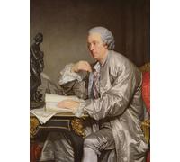 POSTERIIk Dipinti Famosi stampa tela poster Ritratto Dipinti d'arte Retrato de Claude-henri Watelet por Jean Baptiste Greuze per L'arredamento del Soggiorno 60x90cm