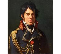 POSTERIIk Dipinti Famosi stampa tela poster Ritratto Dipinti d'arte Retrato de Jean Larrey por Anne Louis Girodet De Roucy Trioson per la Decorazione Della Parete 60x90cm