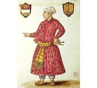 POSTERIIk Famoso Arte della tela Poster con artistiche Antonio Manunzio en la región mogol de Jan Van Grevenbroeck per Decorazioni per la Casa 60x90cm
