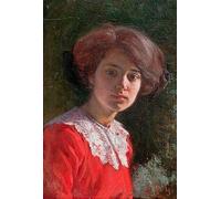 POSTERIIk Famoso Arte della tela Poster con artistiche Retrato de una dama de Elin Kleopatra Danielson-gambogi per la Decorazione Della Parete 60x90cm