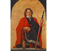 POSTERIIk Famoso Arte della tela Poster con artistiche San Florián de Francesco Del Cossa per L'arredamento del Soggiorno 60x90cm