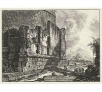 POSTERIIk Famoso Arte della tela Poster con artistiche Tumbas de Plautio Lucano de Battista Piranesi per L'arredamento del Soggiorno 60x90cm