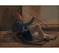 POSTERIIk Famoso Arte Dipinto Pittura Astratta el arquitecto Gottlieb Bindesbøll por Constantin Hansen per la Decorazione Della Parete 60x90cm