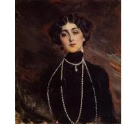 POSTERIIk Famoso Arte Dipinto Pittura Astratta en Cantora De Opera Lina Cavalieri de Giovann per Decorazioni per la Casa 60x90cm